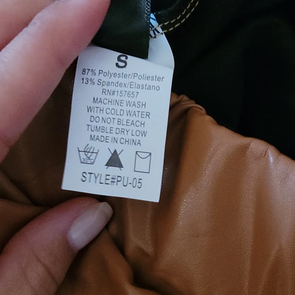NWOT Faux Leather pants 4/$25 - Picture 3 of 3